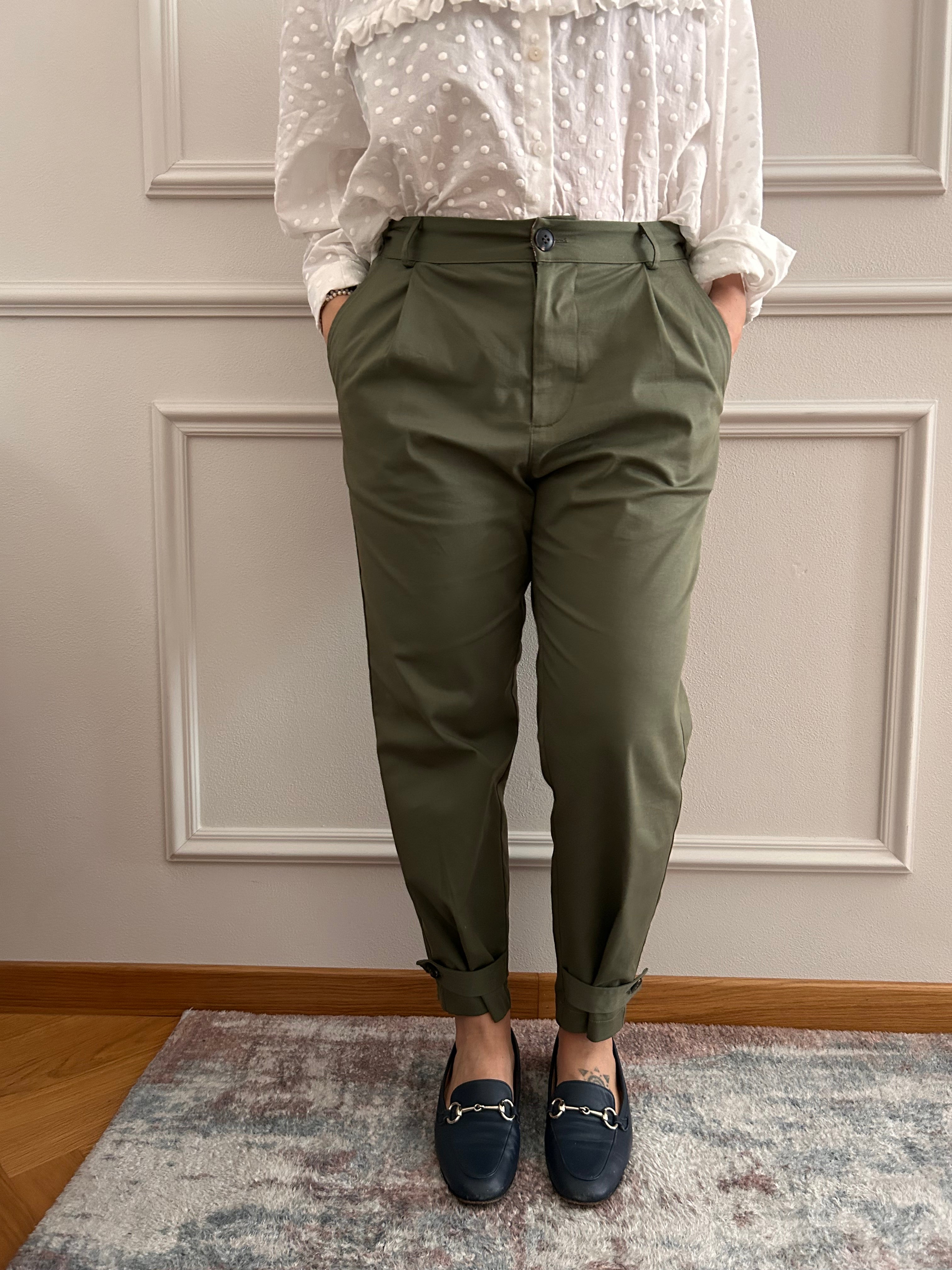 Pantalone DAFNE - Verde Militare