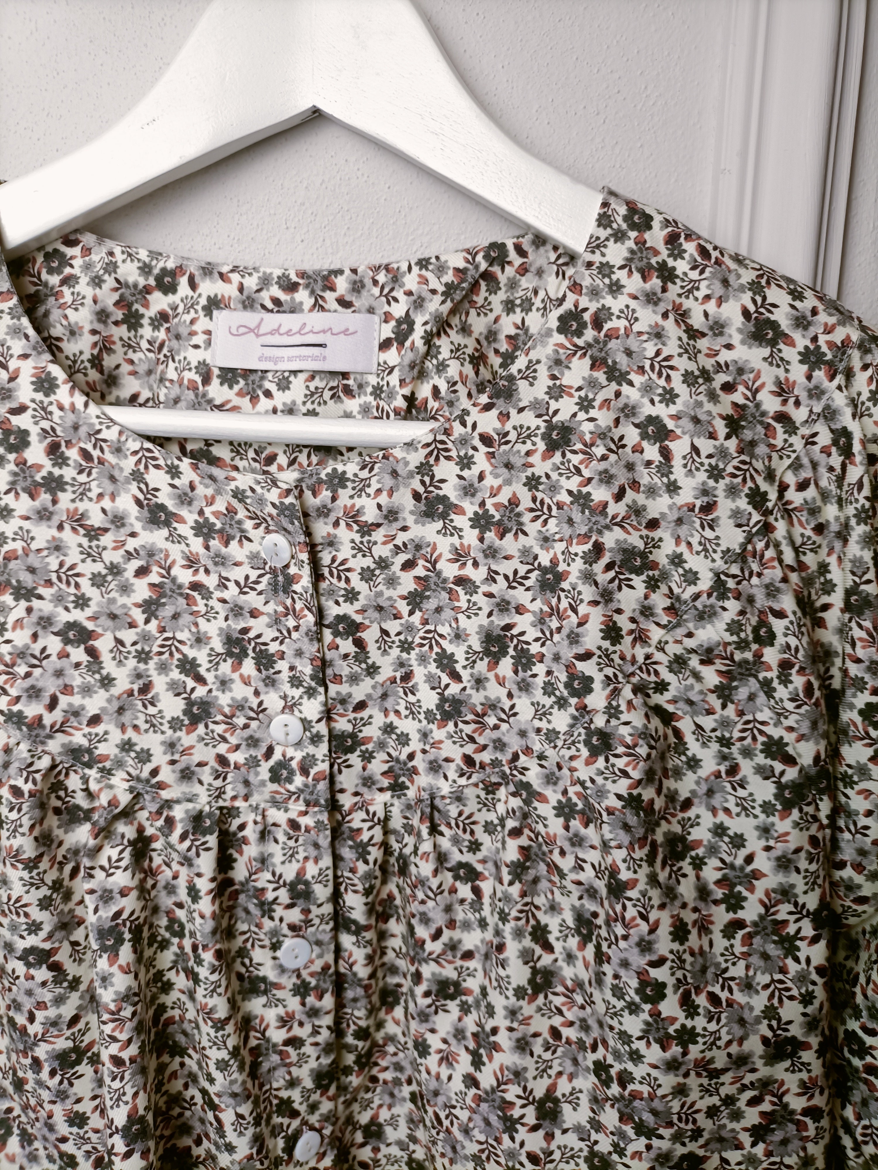 Camicia DELIA - Fantasia grigio