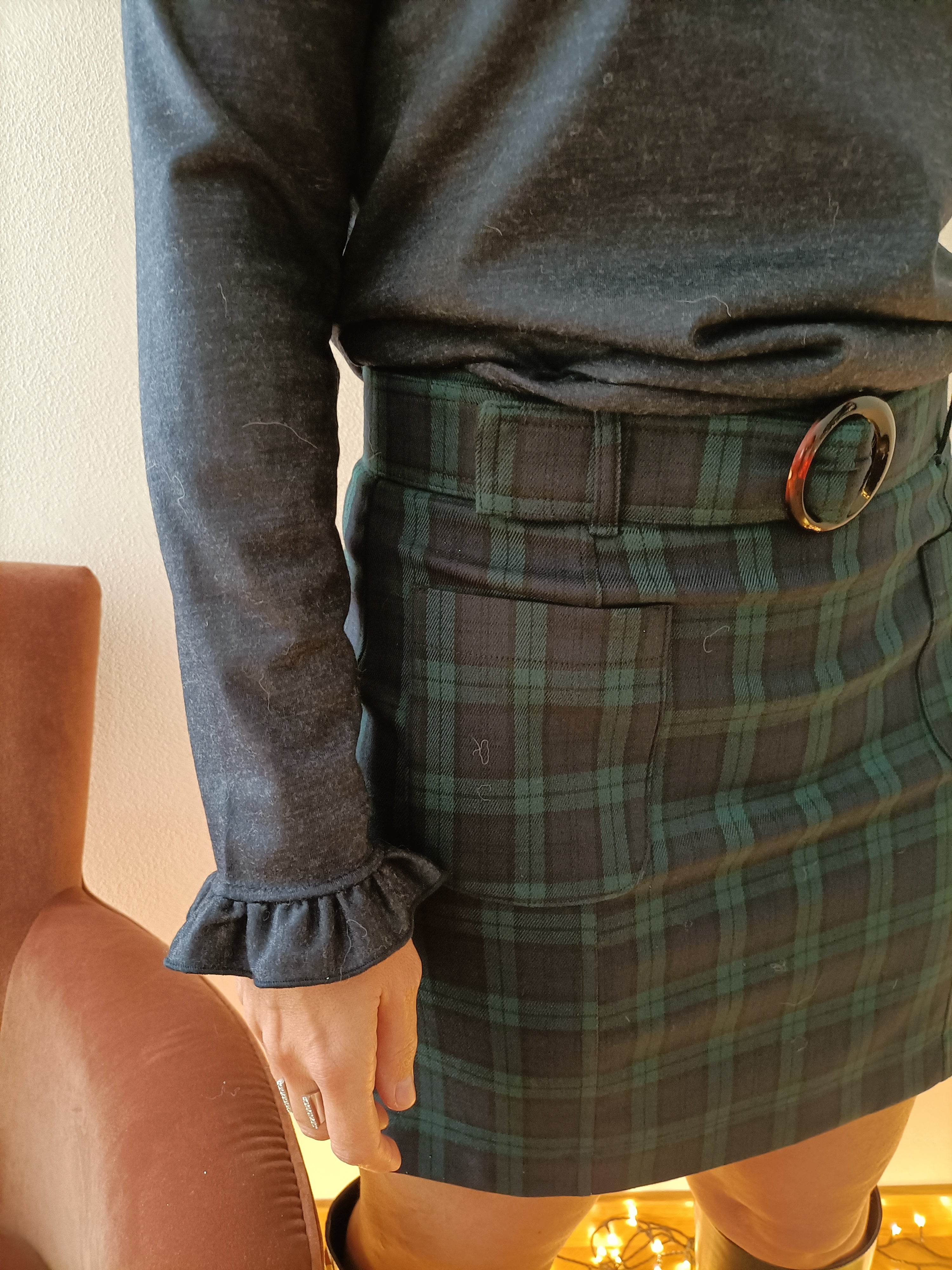 Mini-gonna SUZE -Tartan