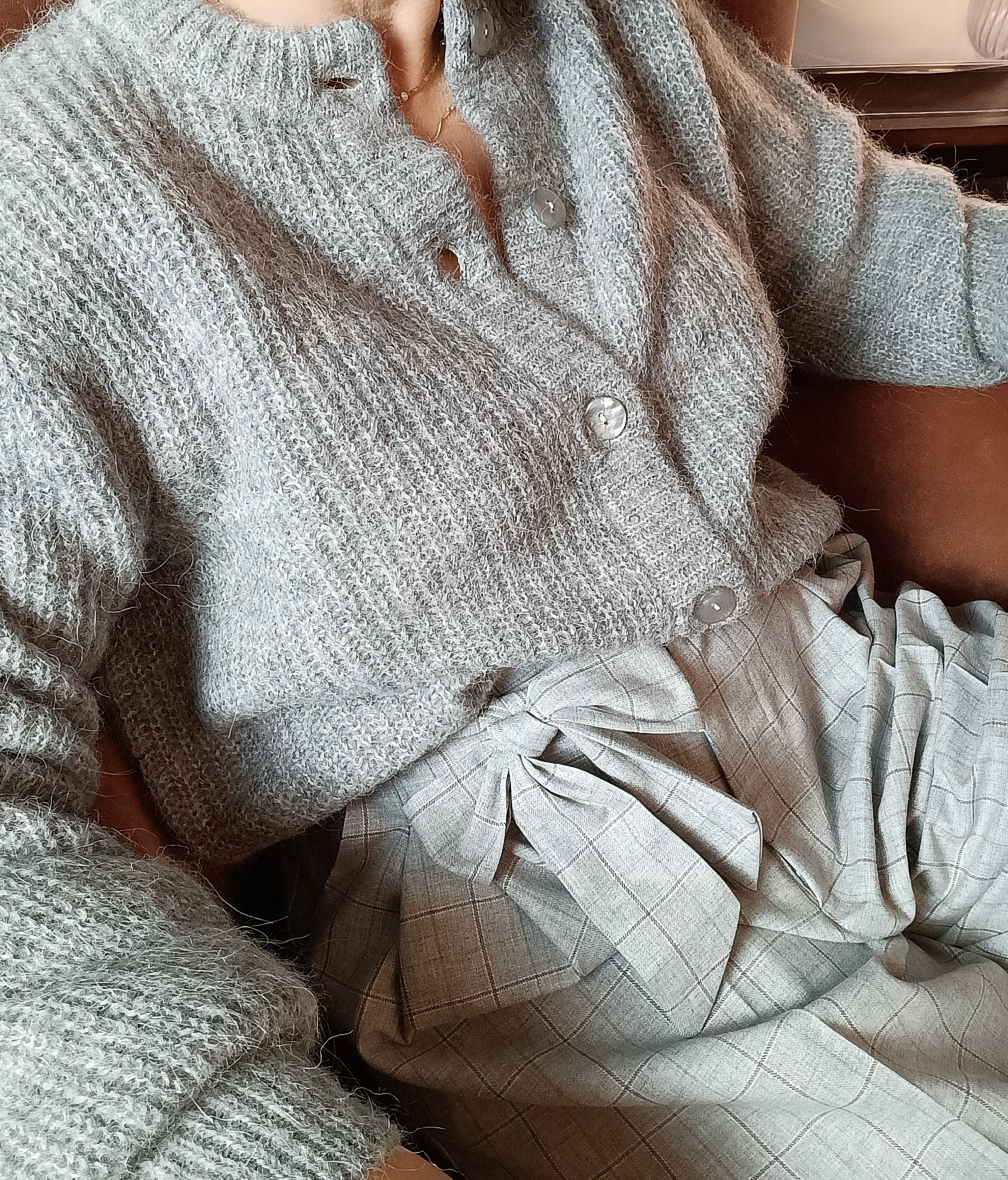 Cardigan COCCOLA - GRIGIO