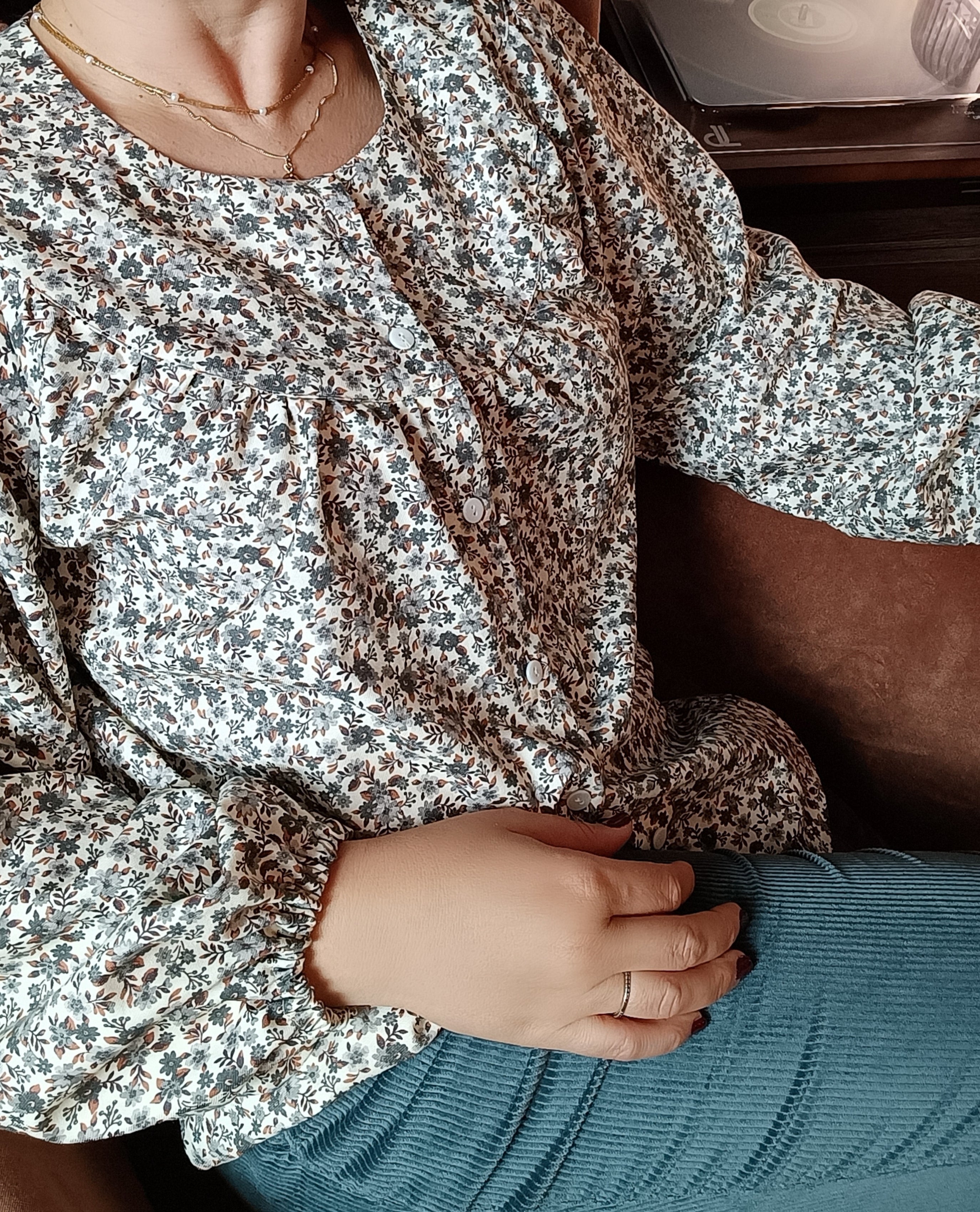 Camicia DELIA - Fantasia grigio