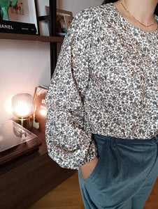 Camicia DELIA - Fantasia grigio