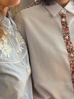 Carica l'immagine nel visualizzatore di Gallery, Camicia BILLY - Riga Lavanda
