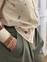 Carica l'immagine nel visualizzatore di Gallery, Pantalone Crop LOLA - JEANS VERDE SALVIA
