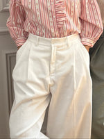 Carica l'immagine nel visualizzatore di Gallery, Pantalone Crop LOLA - JEANS BIANCO
