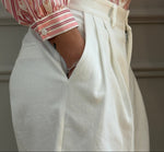 Carica l'immagine nel visualizzatore di Gallery, Pantalone Crop LOLA - JEANS BIANCO
