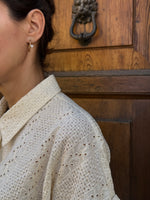 Carica l'immagine nel visualizzatore di Gallery, Camicia Crop ELVIRA - Sangallo di Cotone
