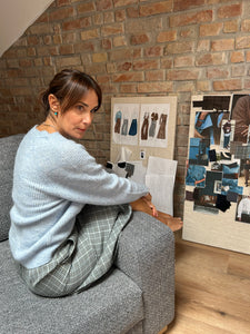 Cardigan ABBRACCIO - CELESTE