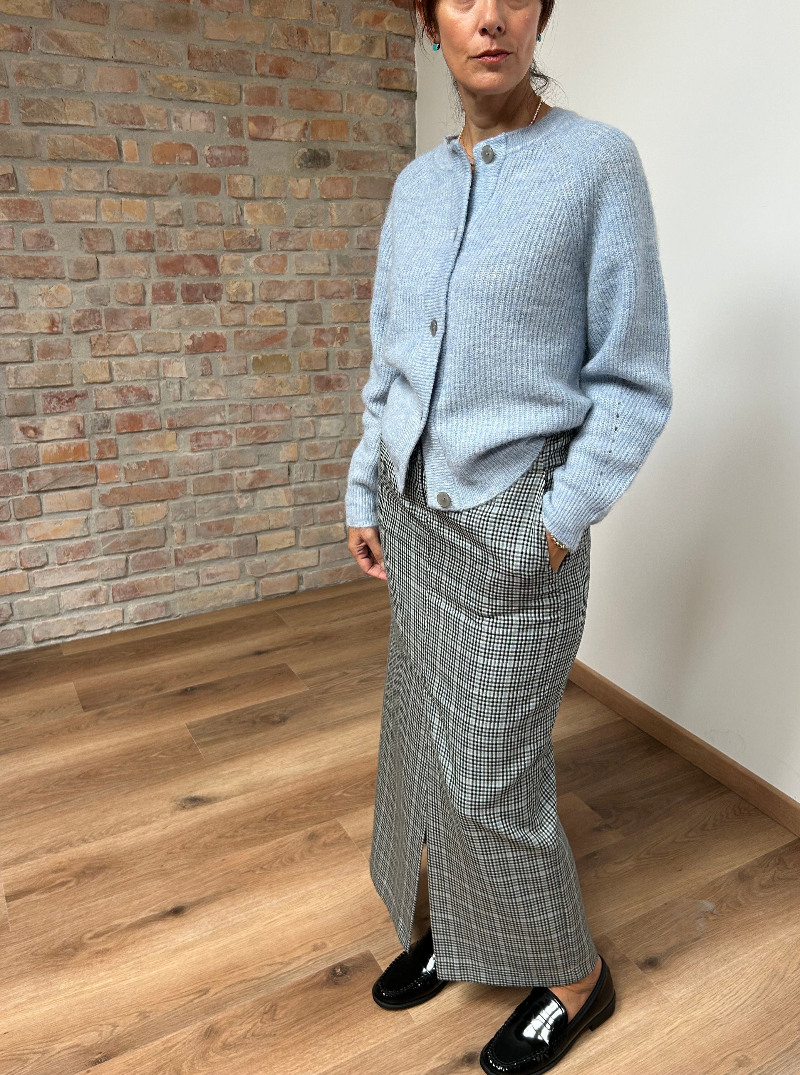 Cardigan ABBRACCIO - CELESTE