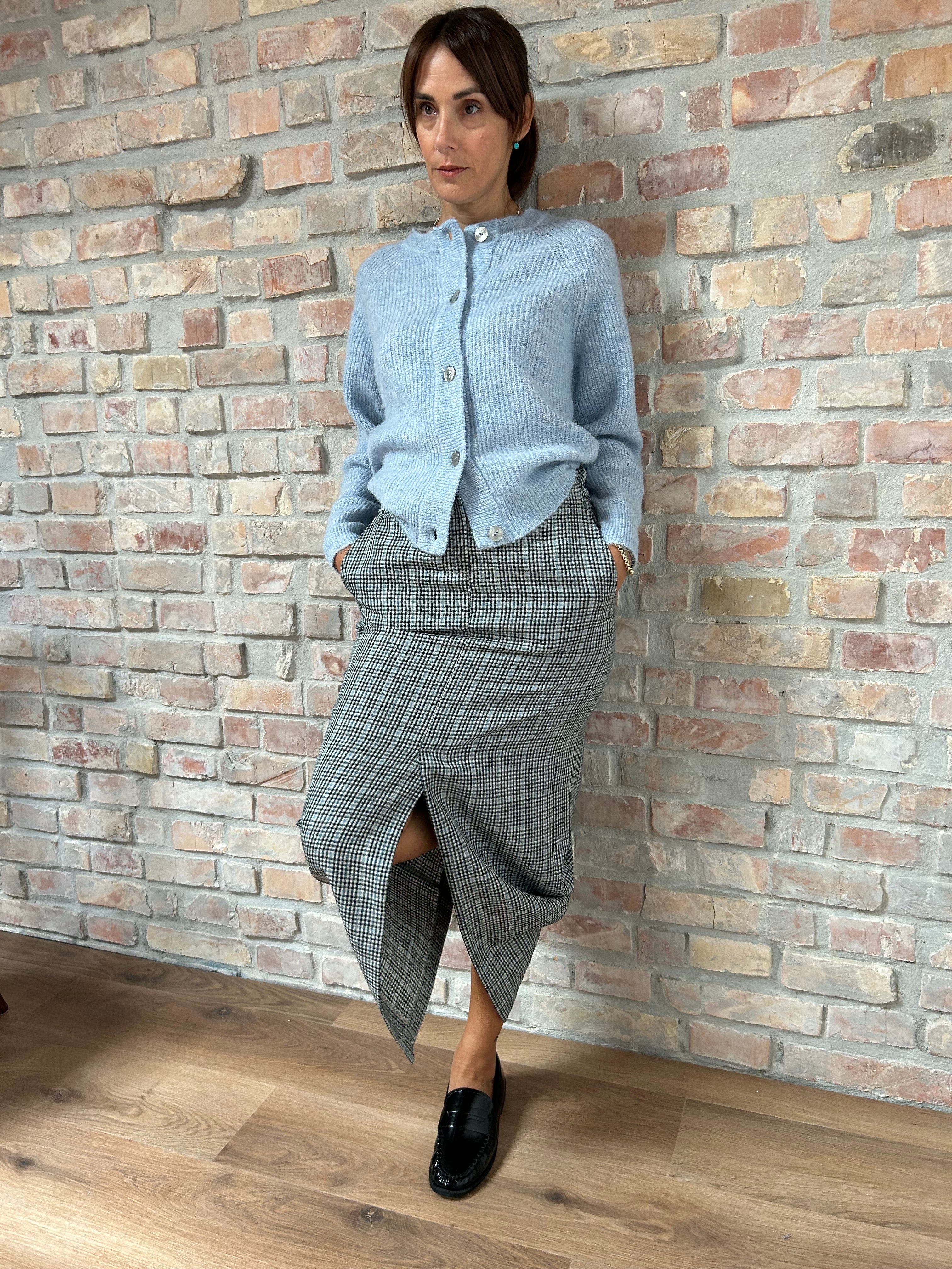 Cardigan ABBRACCIO - CELESTE