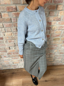 Cardigan ABBRACCIO - CELESTE