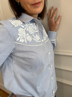 Carica l'immagine nel visualizzatore di Gallery, Camicia CLELIA - AZZURRO
