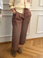 Carica l'immagine nel visualizzatore di Gallery, Pantalone Crop LOLA - JEANS MATTONE
