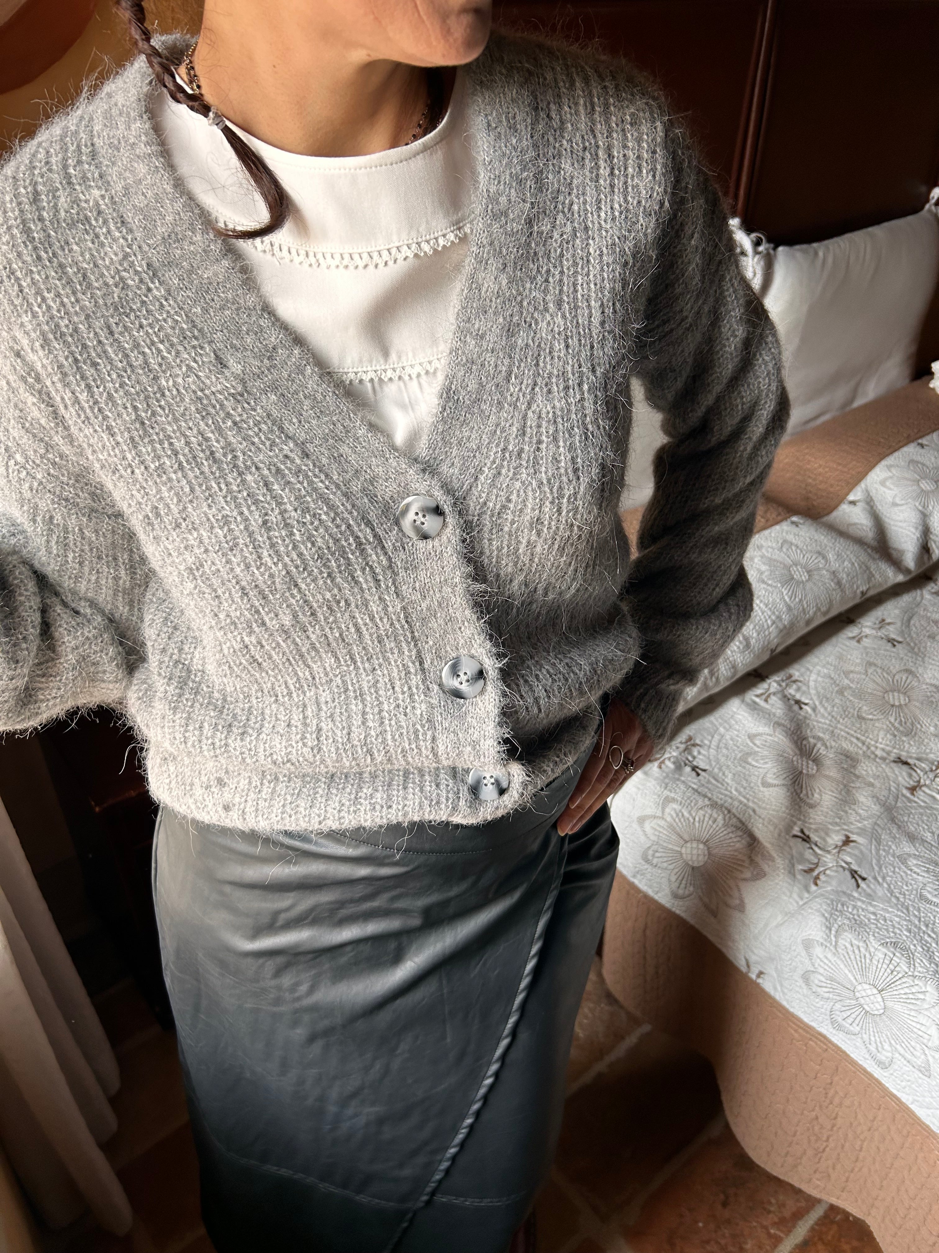 Cardigan NUVOLA - CENERE