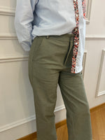 Carica l'immagine nel visualizzatore di Gallery, Pantalone BLANCA - JEANS VERDE SALVIA
