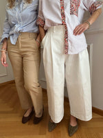 Carica l'immagine nel visualizzatore di Gallery, Pantalone Crop LOLA - JEANS BIANCO

