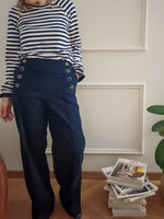 Carica l&#39;immagine nel visualizzatore di Gallery, Pantalone MARINA - Blu
